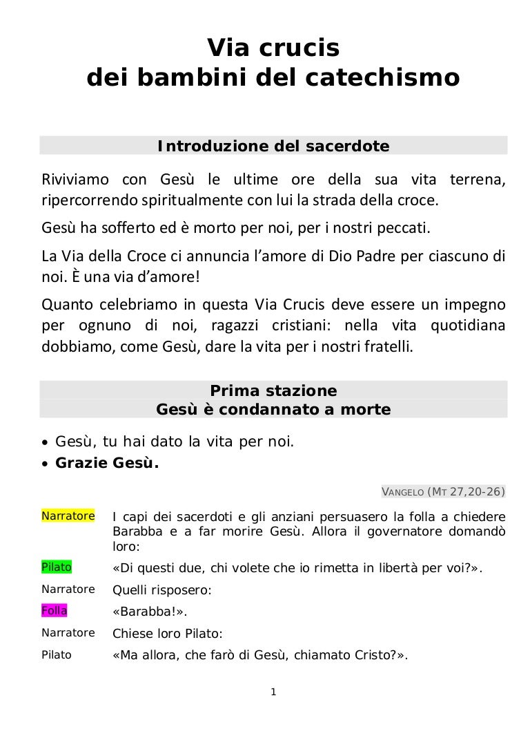 stazioni via crucis da scarica